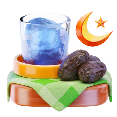 Iftar Food  3D Icon