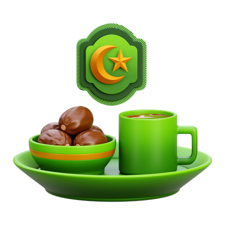 Iftar Food  3D Icon