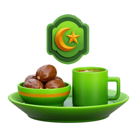 Iftar Food  3D Icon
