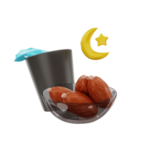 Iftar Food  3D Icon