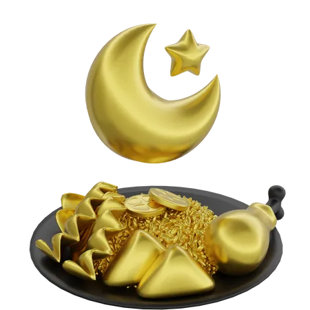 Iftar Food  3D Icon