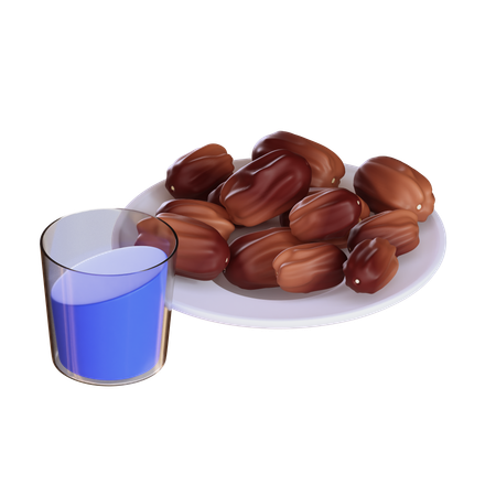 Iftar Food  3D Icon