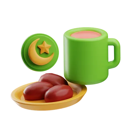 Hora do Iftar  3D Icon