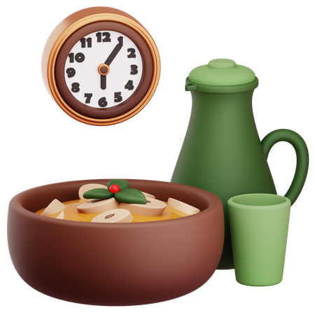 Iftar Time  3D Icon