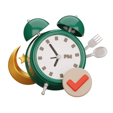 Iftar Time  3D Icon