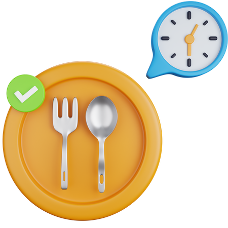 Iftar Time  3D Icon