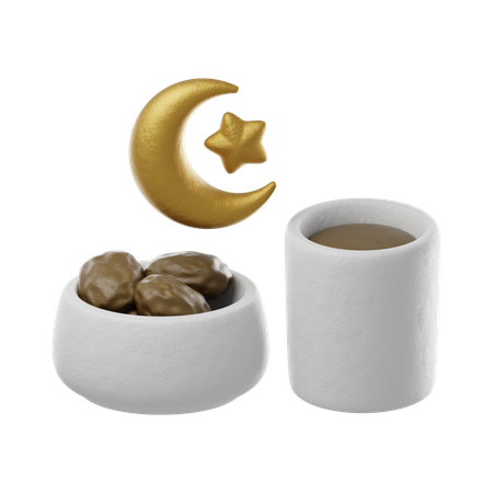 Iftar Time  3D Icon