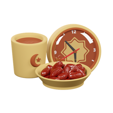 Iftar Time  3D Icon