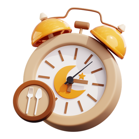 Iftar Time  3D Icon