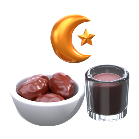 Iftar Time  3D Icon
