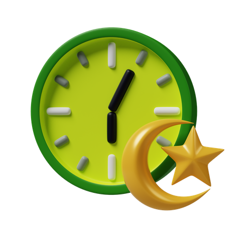 Iftar time  3D Icon