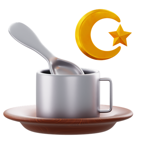 Iftar Timing  3D Icon