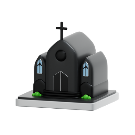 Iglesia  3D Icon