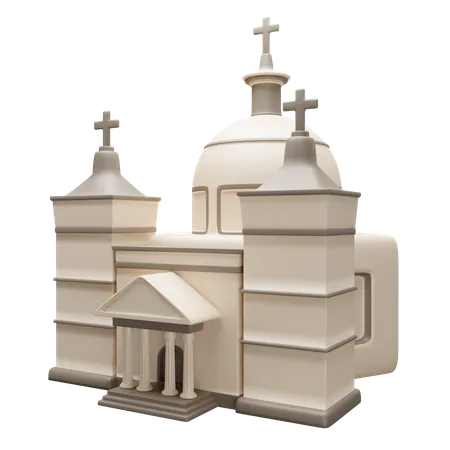 Iglesia  3D Icon