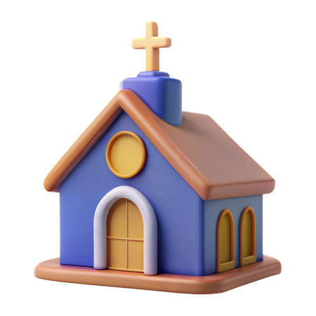 Iglesia  3D Icon