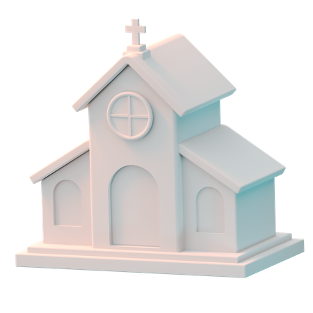 Iglesia  3D Icon