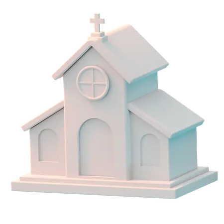 Iglesia  3D Icon