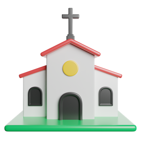 Iglesia  3D Icon