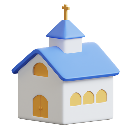 Iglesia  3D Icon