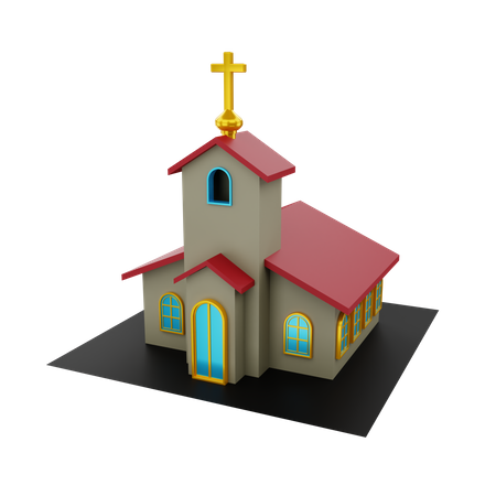 Iglesia  3D Illustration