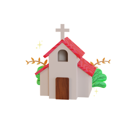 Iglesia  3D Illustration