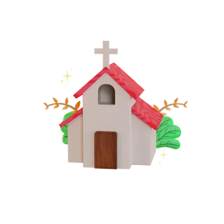 Iglesia  3D Illustration