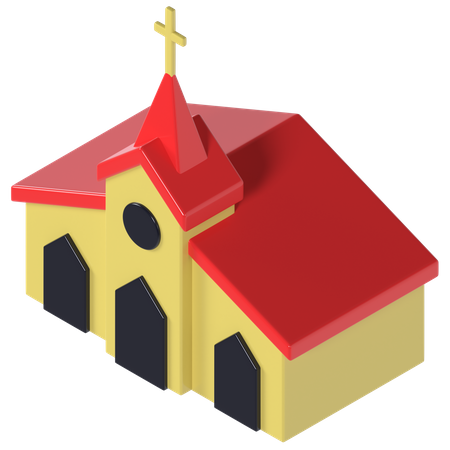 Iglesia  3D Illustration