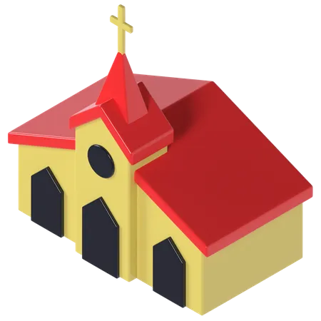 Iglesia  3D Illustration