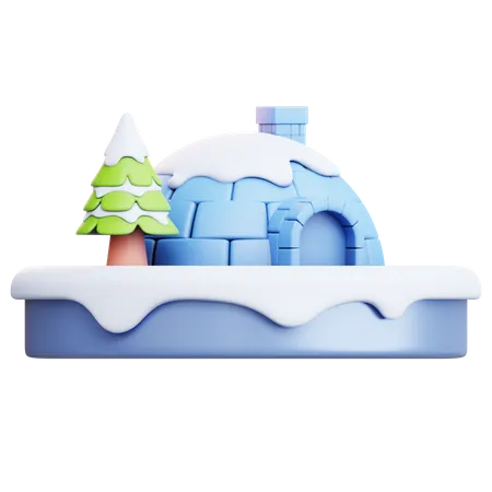 Igloo  3D Icon