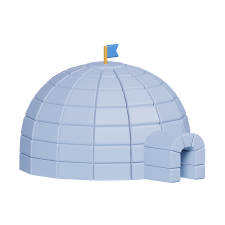 Igloo  3D Icon