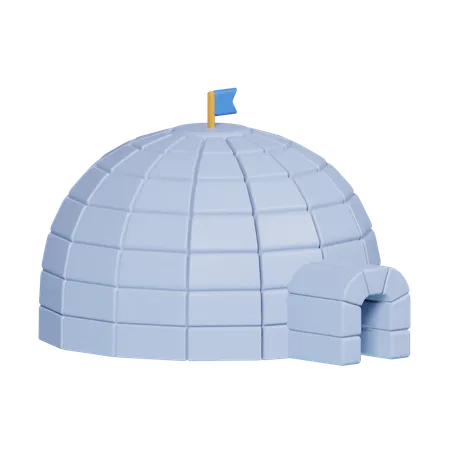 Igloo  3D Icon