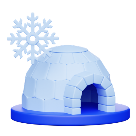 Igloo  3D Icon