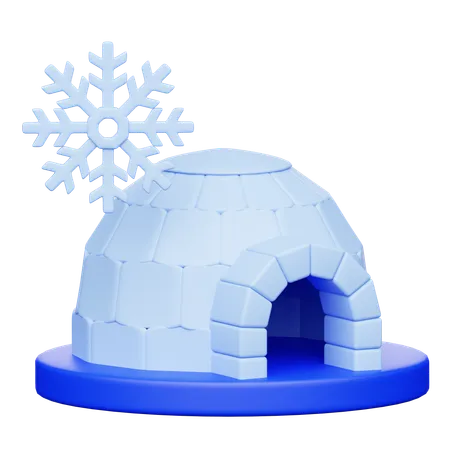 Igloo  3D Icon