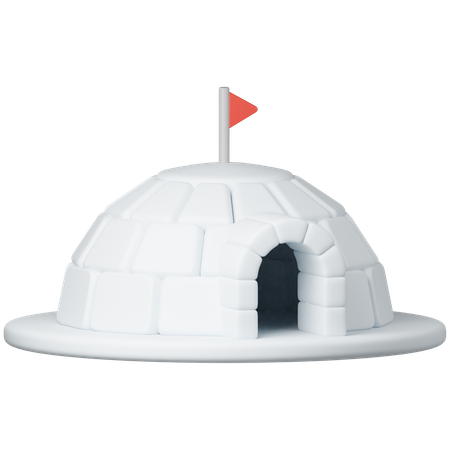 Igloo  3D Icon