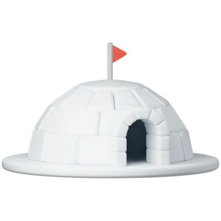 Igloo  3D Icon