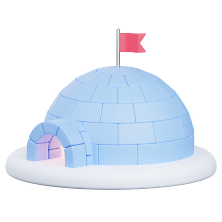 Igloo  3D Icon