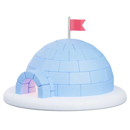 Igloo  3D Icon