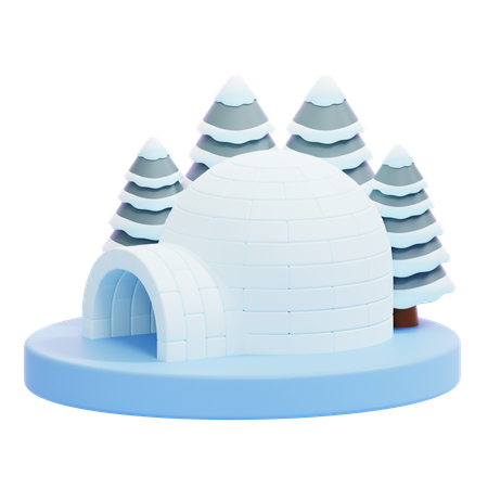 Igloo  3D Icon