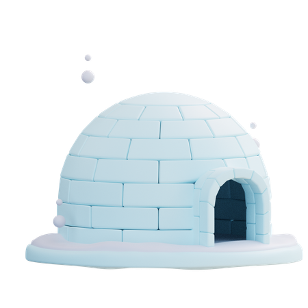 Igloo  3D Icon