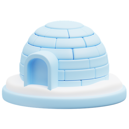 Igloo  3D Icon