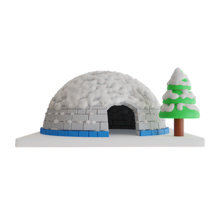 Igloo  3D Icon