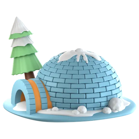 Igloo  3D Icon