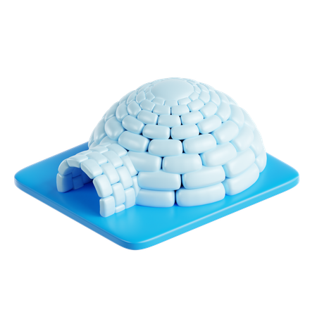 Igloo  3D Icon