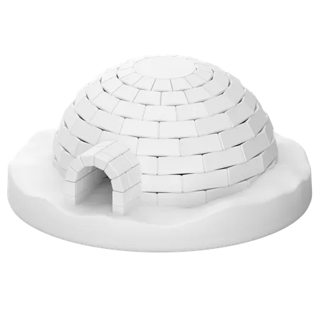 Igloo  3D Icon