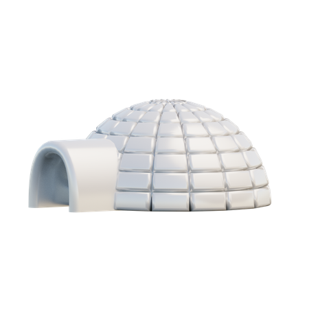 Igloo  3D Illustration