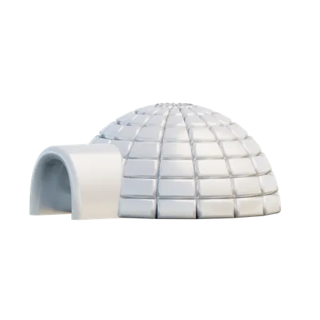 Igloo  3D Illustration