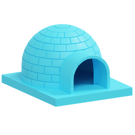 Igloo House  3D Icon