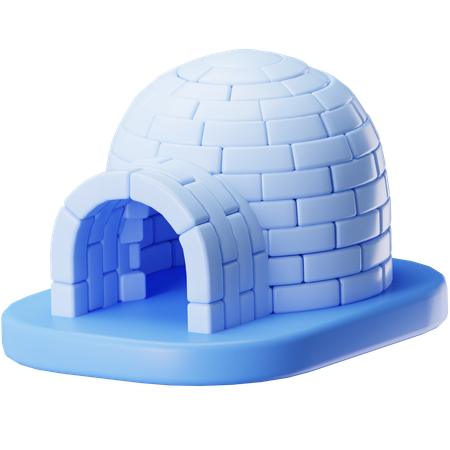Igloo House  3D Icon