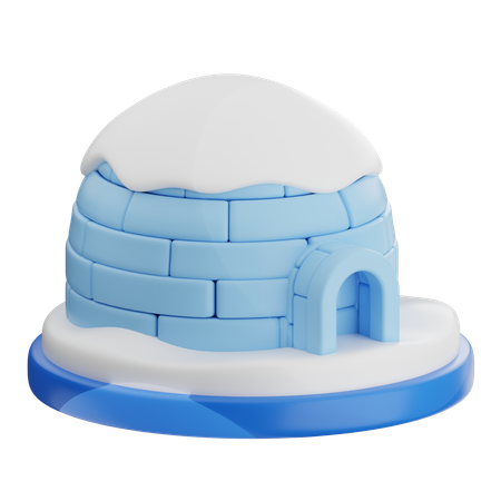 Igloo House  3D Icon