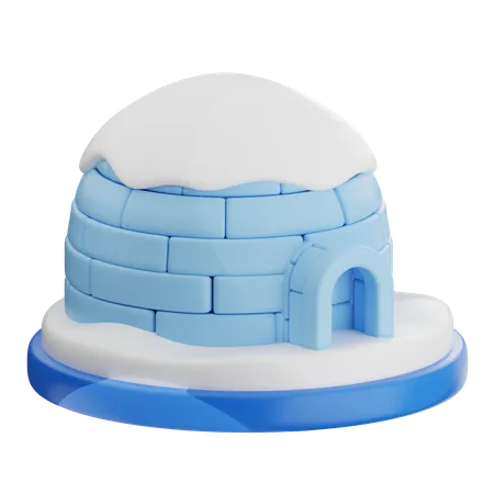 Igloo House  3D Icon